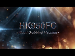 HK950FC 木を擦る機械 運転手の高度が地面から4.5メートルまで上がるキャビンは